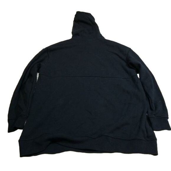 Nike Swoosh Black Hoodie Sweatshirt - Picture 2 of 9